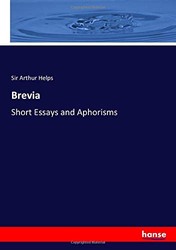 Brevia: Short Essays and Aphorisms