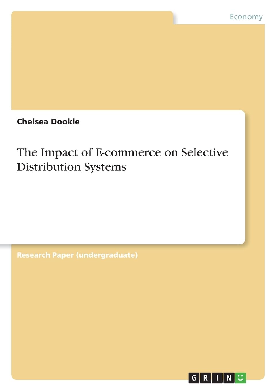 The Impact of E-commerce on Selective Distribution Systems