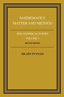 Philosophical Papers Mathematics v1 (Philosophical Papers, Vol 1)