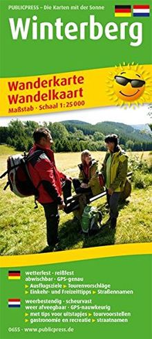 Winterberg: Wanderkarte/Wandelkaart mit Ausflugszielen, Einkehr- & Freizeittipps, wetterfest, reißfest, abwischbar, GPS-genau. 1:25000 Deutsch-Niederländisch (Wanderkarte/WK)