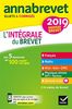 L'intégrale du brevet : Sujets et corrigés