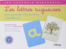 Les lettres rugueuses : 26 lettres à toucher, 26 cartes à associer : pour apprendre à lire et à écrire naturellement, 3-6 ans