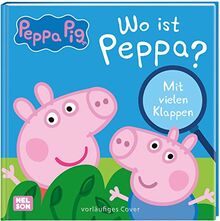 Peppa: Wo ist Peppa?: Bilderbuch mit vielen Klappen - zum Mitsuchen und Mitmachen ab 2 Jahren | Für Kita-Kinder (Peppa Pig)