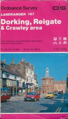 Dorking, Reigate and Crawley Area (Landranger Maps, Band 187)