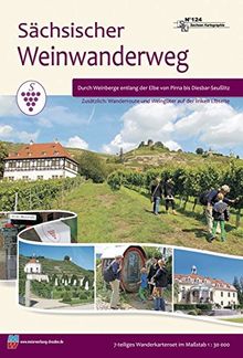 Wandertourenführer Sächsischer Weinwanderweg: 7-teiliges Wanderkartenset