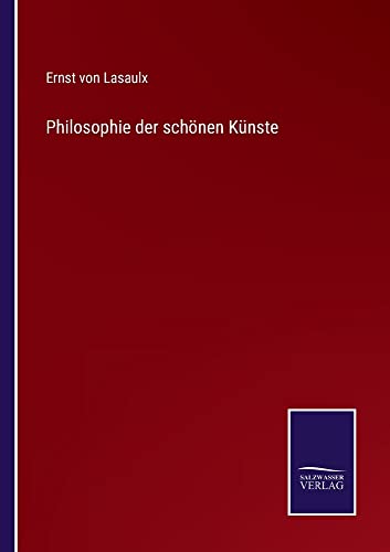 Philosophie der schönen Künste
