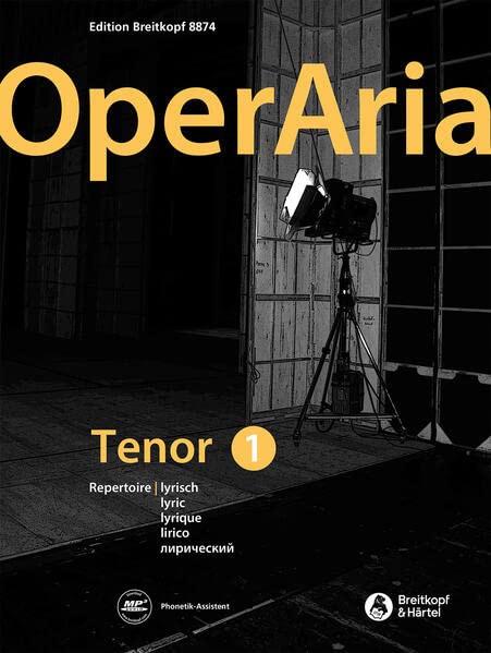 OperAria Tenor Band 1: lyrisch (EB 8874): Repertoiresammlung - Band 1: lyrisch