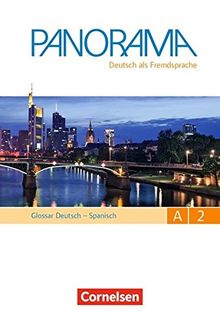 Panorama / A2: Gesamtband - Glossar Deutsch-Spanisch