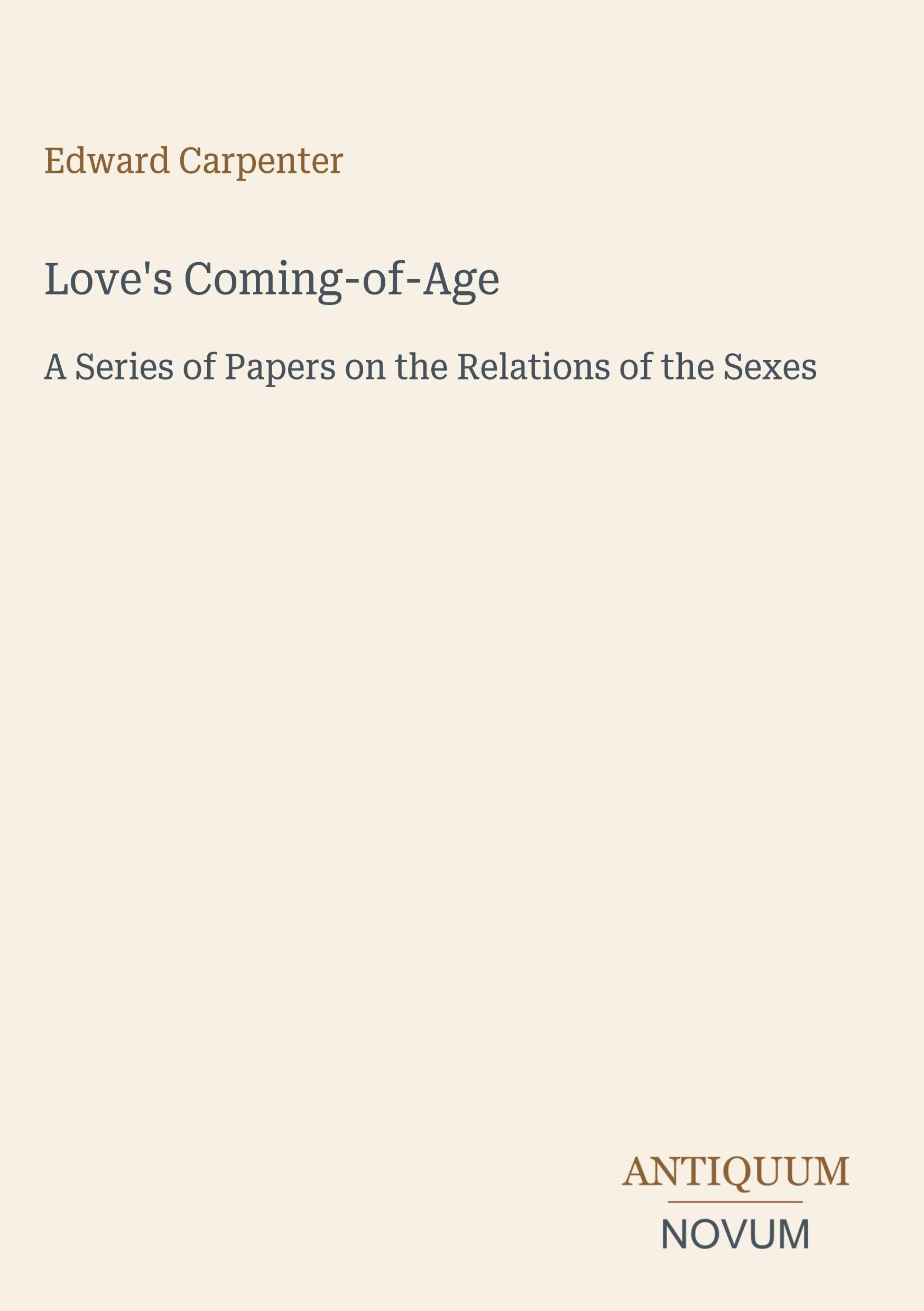 Love's Coming-of-Age