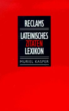 Lateinisches Zitaten- Lexikon