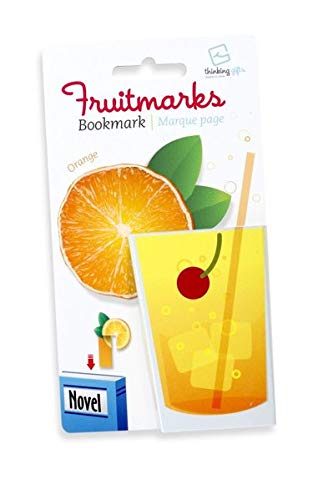 Thinking Gifts Fruitmarks Lesezeichen - Orange, Bookmark