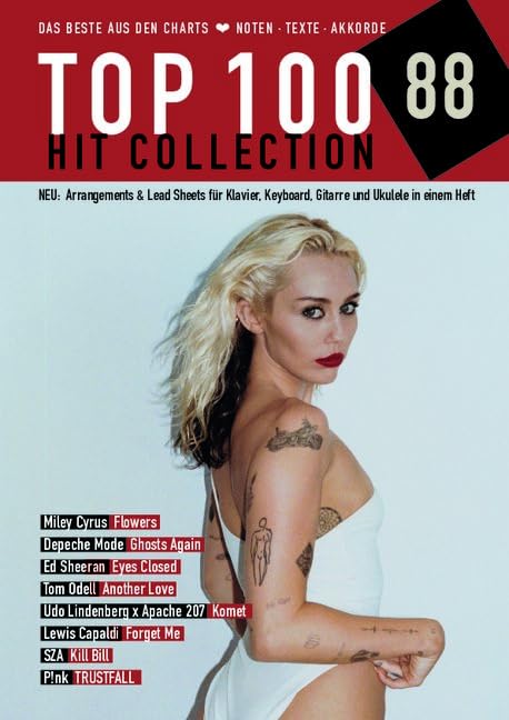 Top 100 Hit Collection 88: Das Beste aus den Charts / Noten - Texte - Akkorde - Tipps. Band 88. Klavier / Keyboard. (Music Factory)