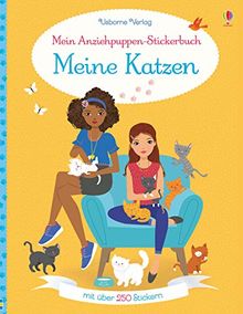 Mein Anziehpuppen-Stickerbuch: Meine Katzen