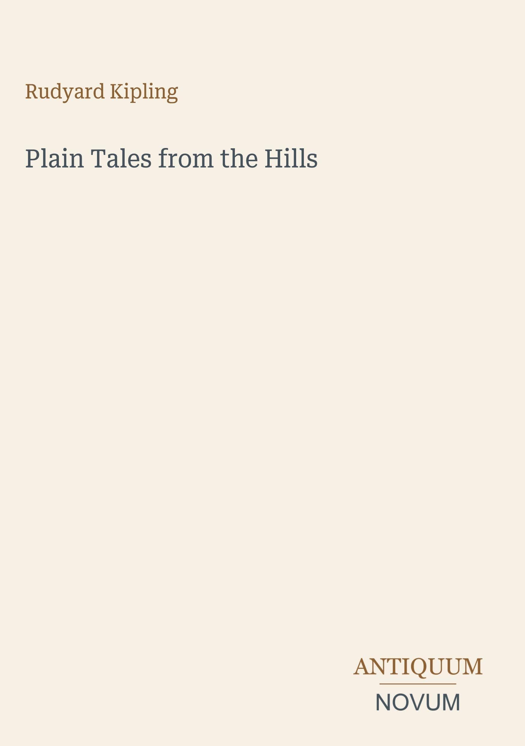 Plain Tales from the Hills