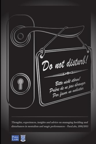 Do Not Disturb - Thoughts on Heckling