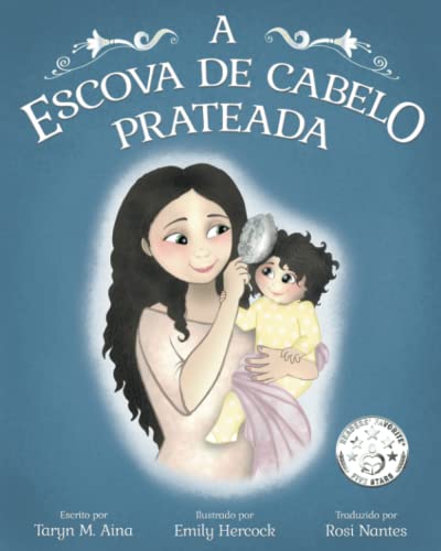 A escova de cabelo prateada