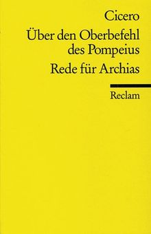 Rede über den Oberbefehl des Gnaeus Pompeius