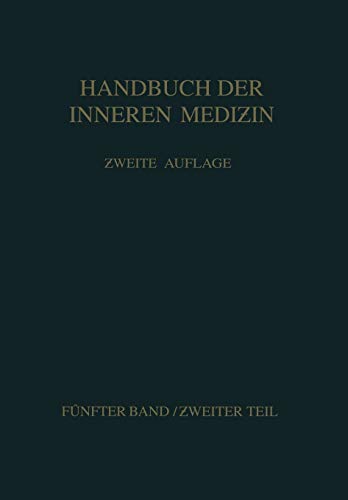 Erkrankungen des Nervensystems (Handbuch der inneren Medizin, 5, Band 5)
