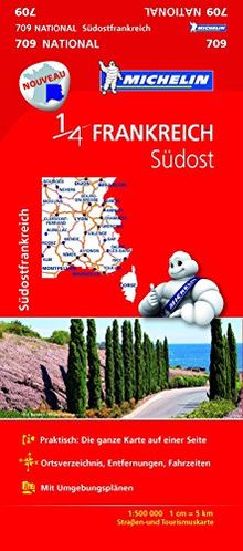 Michelin Südostfrankreich: Straßen- und Tourismuskarte Frankreich 1:500.000 (Michelin Nationalkarte)