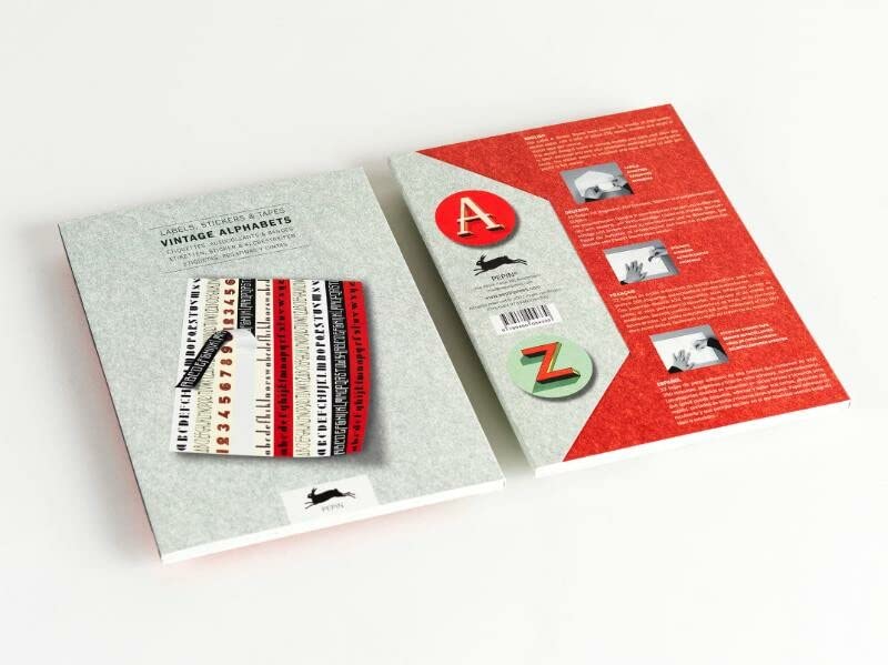 Roojen, Pepin van Vintage Alphabets, Label And Sticker Book