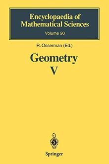 Geometry V: Minimal Surfaces (Encyclopaedia of Mathematical Sciences, 90, Band 90)