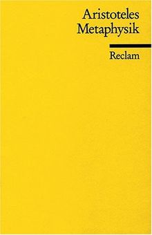 Universal-Bibliothek Nr. 7913; Metaphysik: Schriften zur ersten Philosophie