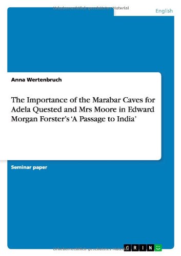The Importance of the Marabar Caves for Adela Quested and Mrs Moore in Edward Morgan Forster¿s ¿A Passage to India¿