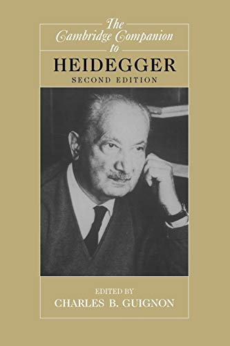 Guignon, Charles B. The Cambridge Companion To Heidegger (Cambridge Companions To Philosophy)