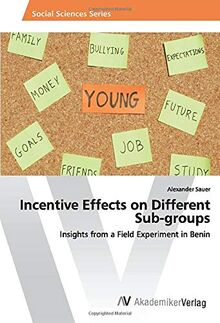 Incentive Effects on Different Sub-groups: Insights from a Field Experiment in Benin