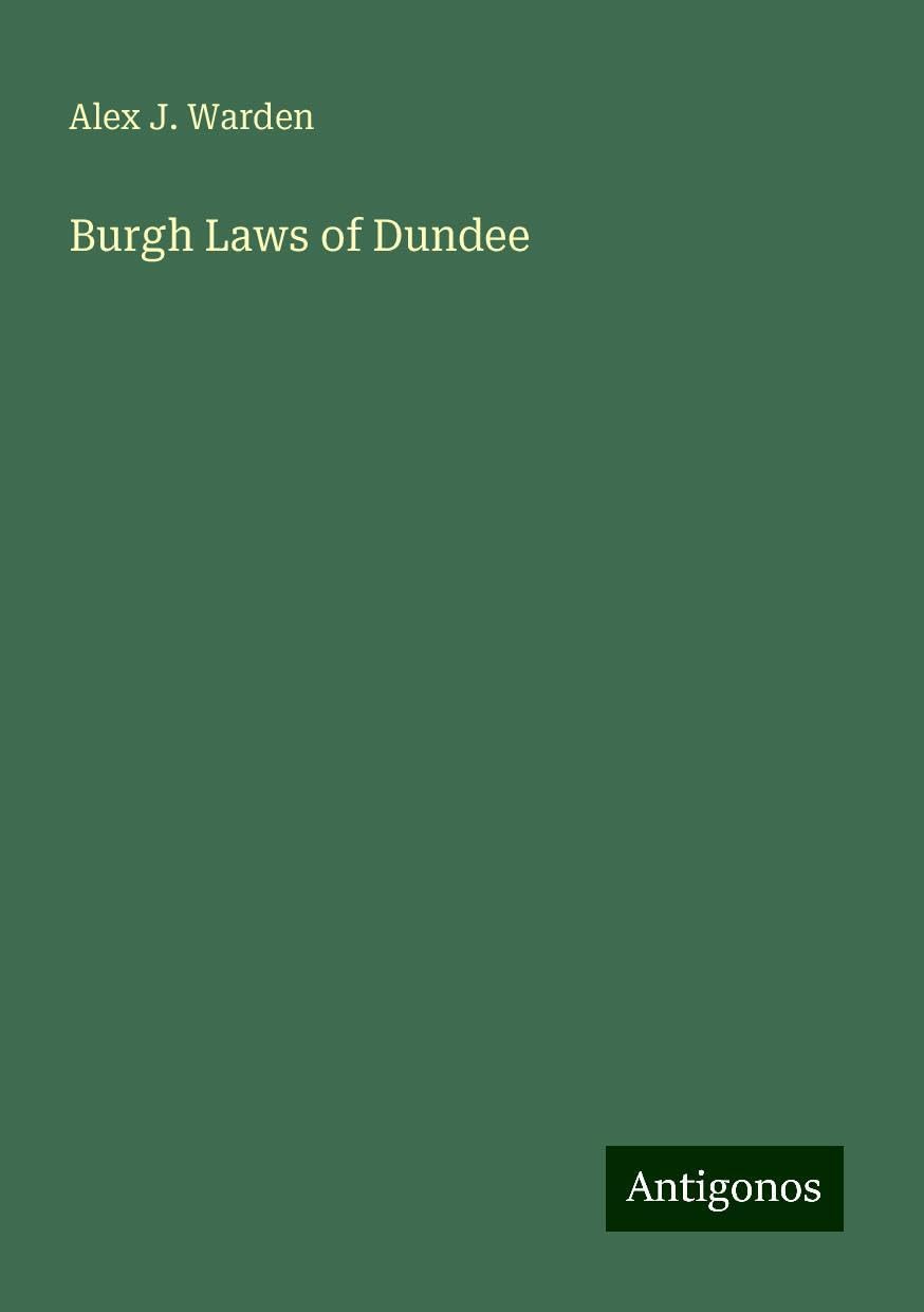 Burgh Laws of Dundee