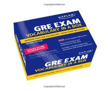 Kaplan GRE Exam Vocabulary in a Box