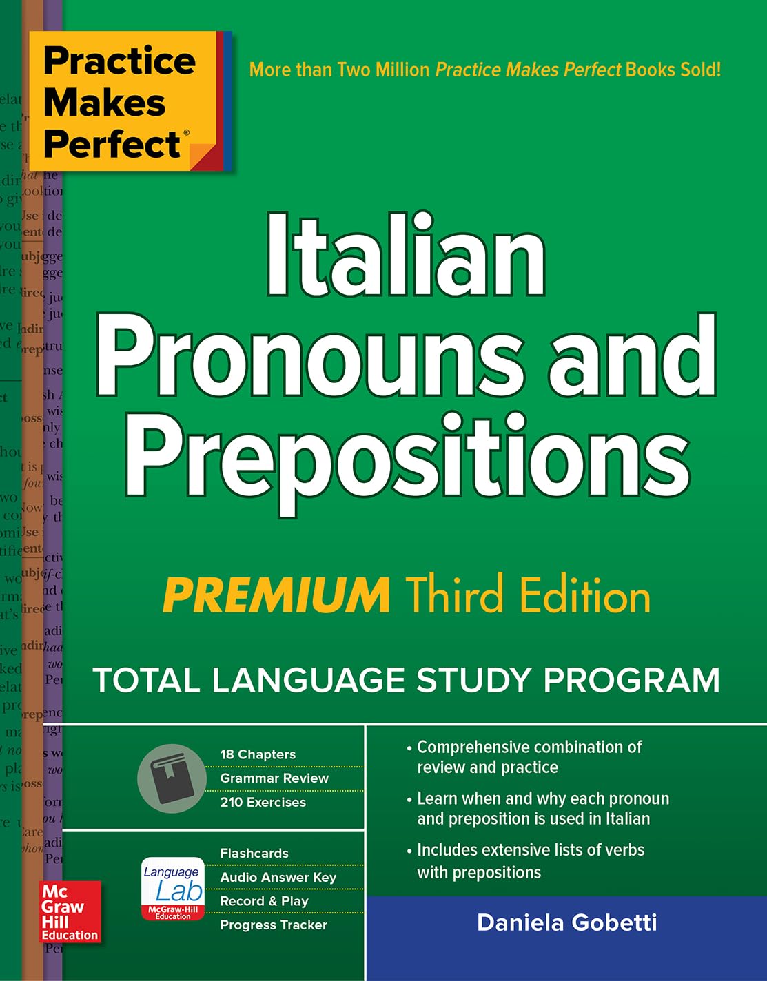 Daniela Gobetti Practice Makes Perfect, Italian Pronouns And Prepositions, Premium Third Edition