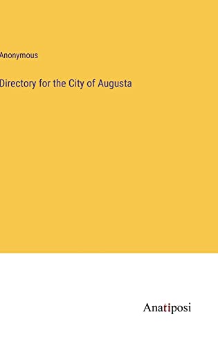 Directory for the City of Augusta