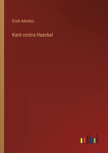 Kant contra Haeckel