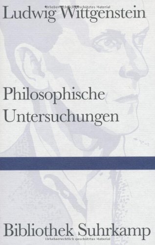 Philosophische Untersuchungen (Bibliothek Suhrkamp) von Ludwig Wittgenstein