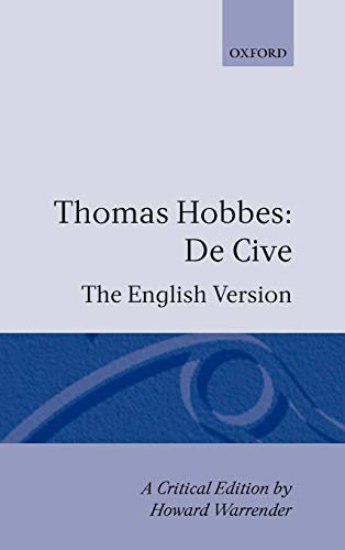 de Cive: The English Version (Works, Band 3)