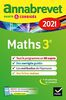 Annales du brevet Annabrevet 2021 Maths 3e: sujets, corrigés & conseils de méthode (Annabrevet (1))