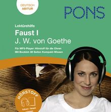 Faust I. PONS Hörstoff: Lektürehilfe für MP3-Player von Goethe, Johann Wolfgang von | Buch | Zustand gut