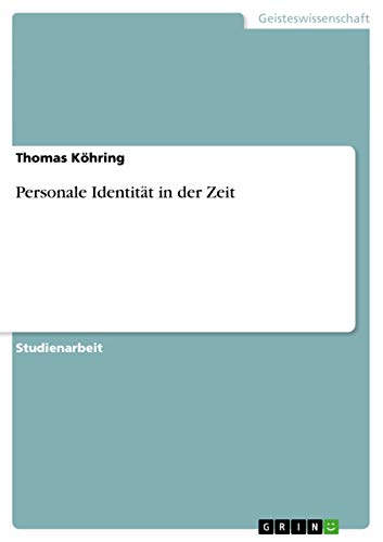 Personale Identität in der Zeit