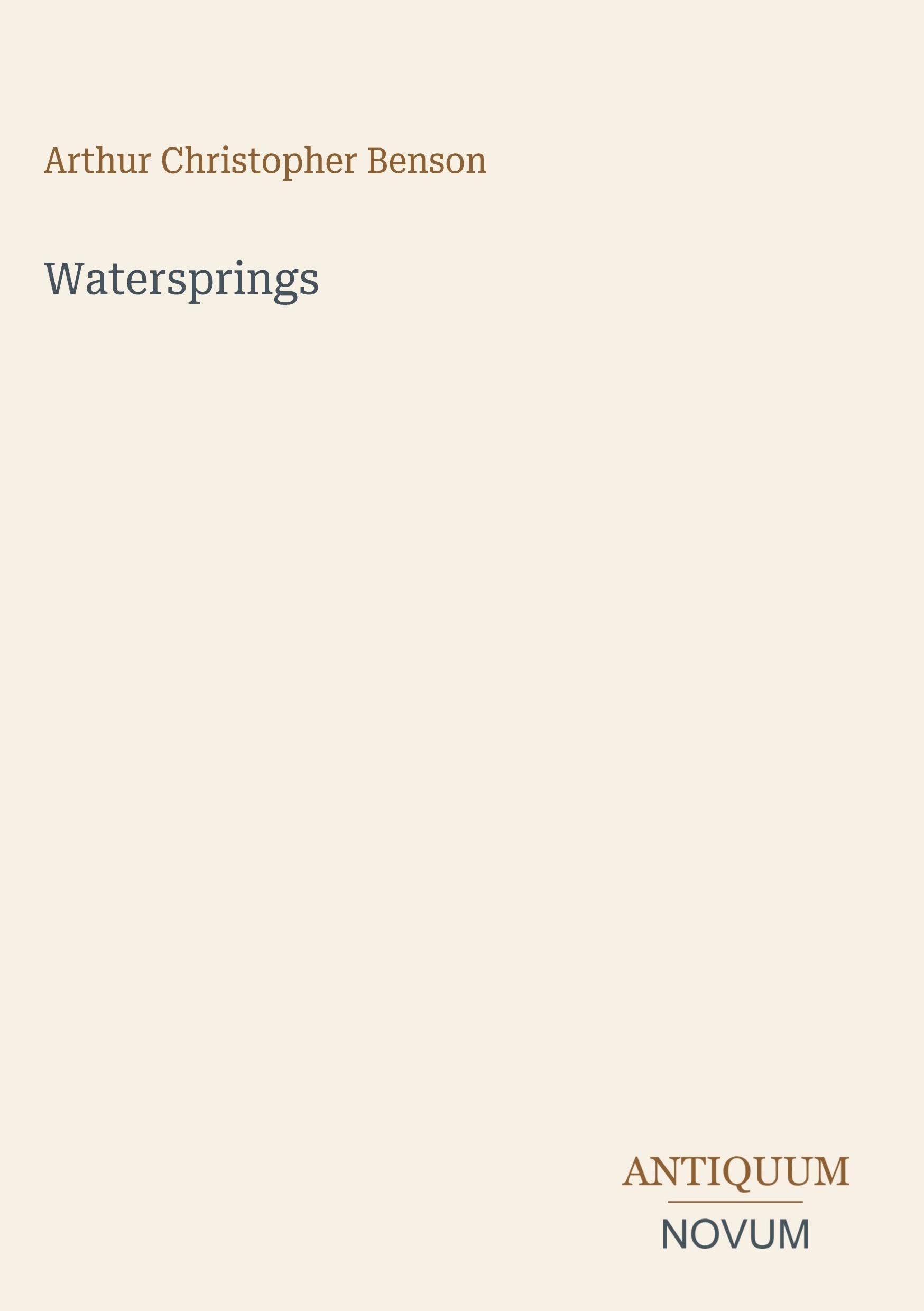 Watersprings