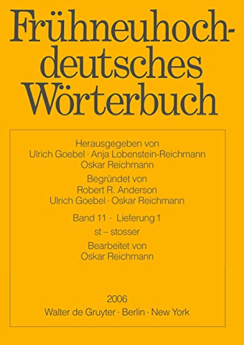 Frühneuhochdeutsches Wörterbuch / st - stosser