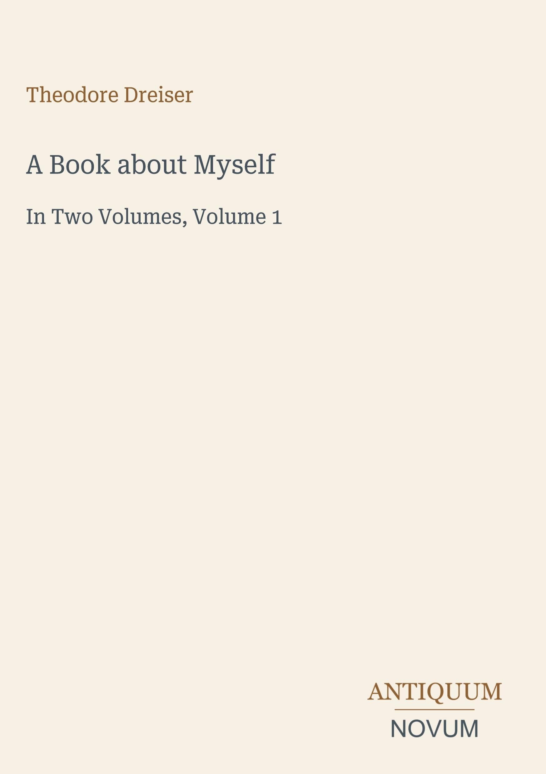 A Book about Myself