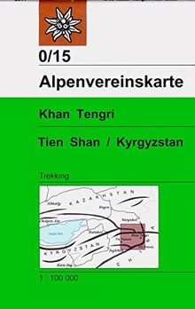 Khan Tengri, Tien Shan / Kyrgyzstan: Trekkingkarte 1:100.000 (Alpenvereinskarten)