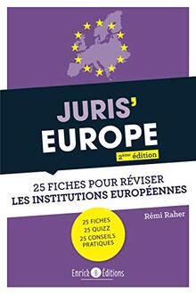 Juris' Europe : 25 fiches pour réviser les institutions européennes