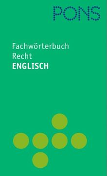 PONS Fachwörterbuch Recht Englisch - Deutsch / Deutsch - Englisch von Peter H. Collin | Buch | Zustand gut