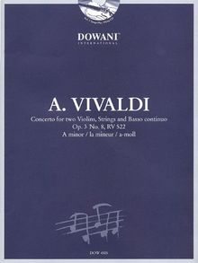 Vivaldi: Concerto for Two Violins, Strings and Basso Continuo in a Minor, Op. 3, No. 8, RV 522