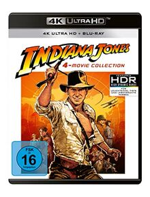 Indiana Jones 1-4 (4x 4K Ultra HD + 4x Blu-ray 2D)