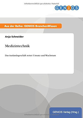 Medizintechnik: Das Auslandsgeschäft rettet Umsatz und Wachstum
