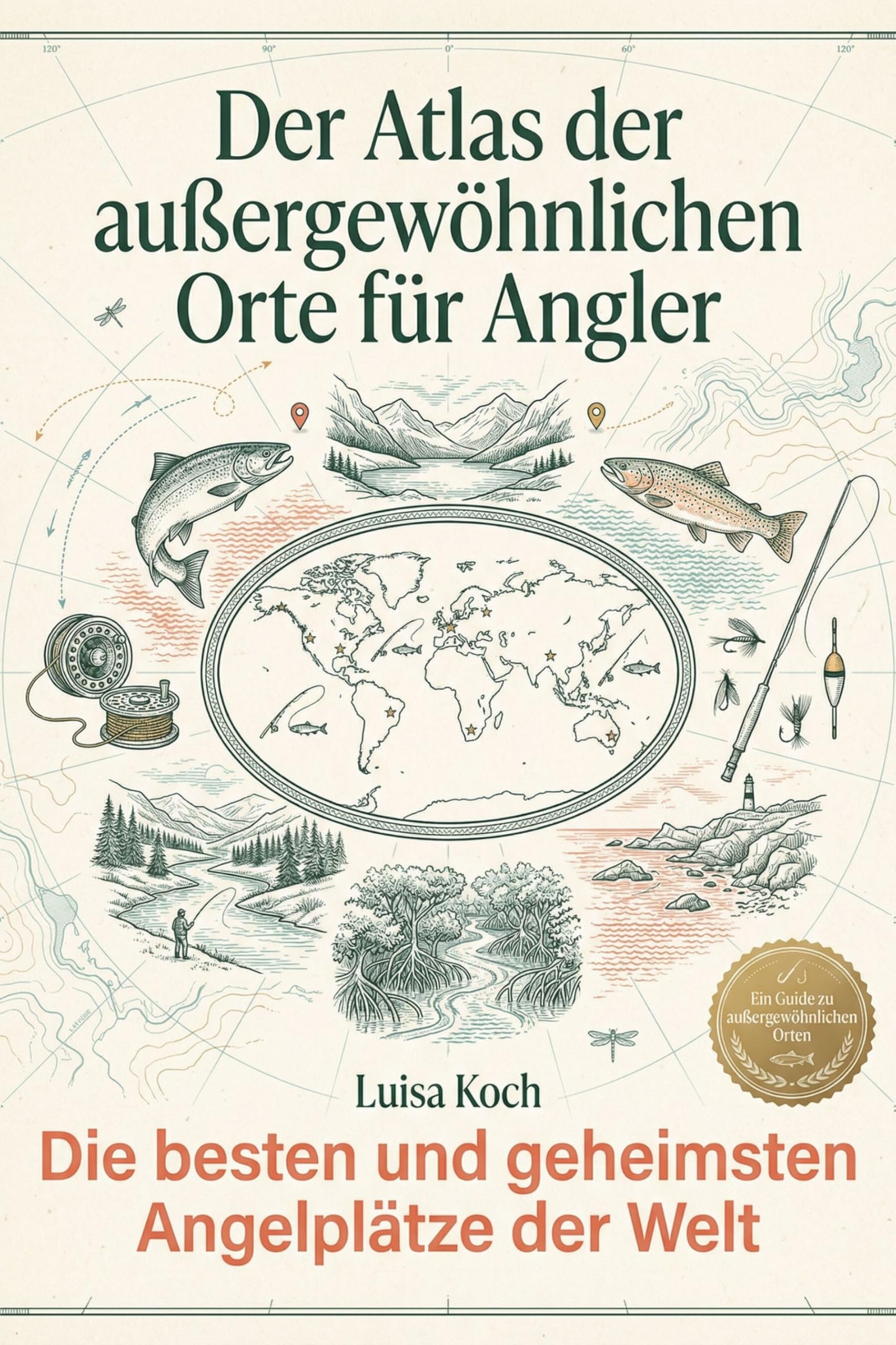 Der Atlas der außergewöhnlichen Orte für Angler: Die besten und geheimsten Angelplätze der Welt. Ein Guide zu legendären Gewässern und unvergesslichen Fängen