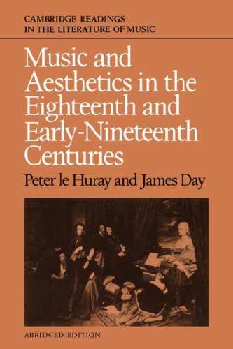 Music & Aesthetics in the 18C & 19C (Cambridge Readings in the Literature of Music)